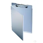 Durable Klembord A4 met cover aluminium, metaal-zilver