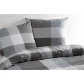 Daydream Dekbedovertrek Phil Grey Katoen-240 x 200 / 220 cm | Lits-Jumeaux