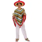 Atosa Mexicaans Poncho-kostuum