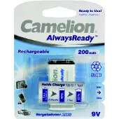 Camelion Blok batterij - 9 V - 200 mAh - Oplaadbaar -