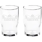Yoursurprise Waterglas graveren (2 stuks)