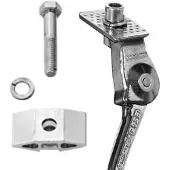 Esge Standaard 28 305Mm Met Plaat Breed Zilver