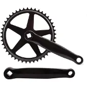 Joustra Crankstel 44t alu zwart 3/32 vlak