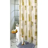 Coppens Wicotex douchegordijn textiel contrasti 180x200cm incl rin