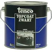 Tenco Topcoat - Zwart - 2,5 l