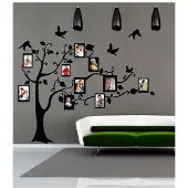 Coart By Artikel Coart Muursticker Lovely Family 1 - fotolijst familieboom - 148/190 x 170 cm