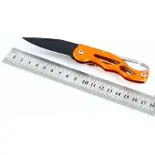 ABC-led 16CM outdoor survival mes - goud / zwart