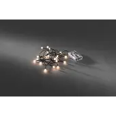 Konstsmide Lichtsnoer - led kerstverlichting binnen - 50 lampjes - 3.92 meter - w