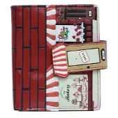 Shagwear portemonnee Bakery rood - 0549sm