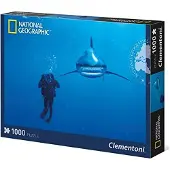 Clementoni National Geographic - Whitetip Shark - 1000 Stukjes Haai