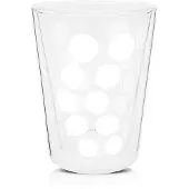Zak!Designs DotDot theebeker dubbelwandig - 35 cl - wit