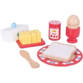 Bigjigs Houten Ontbijtset