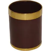 Bolero Prullenbak met goudkleurige rand