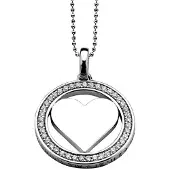 Zinzi All You Need is Love - Zilveren Hanger - Hart (LOVEH01)