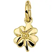 Trendjuwelier huiscollectie Hanger Geelgoud Klaver