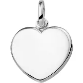 Huiscollectie zilver Zilveren Graveerhartje 1016513