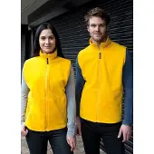 Result Fleece bodywarmer zwart voor volwassenen - Unisex bodywarmer