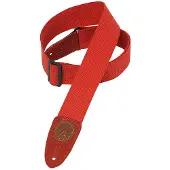 Levys Leathers 5 CM COTTON WITH RED LEATHER LEVY'S LOGO