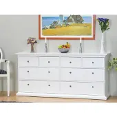 Ebuy24 Dressoir kommode Venetië wit.