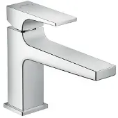 Hansgrohe Metropol - Wastafelkraan 100 met afvoergarnituur Push-Open, chroom 32502000