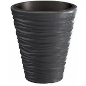 Prosperplast Bloempot Buiten Rond Sand 35cm ANTRACIET Prosperplast