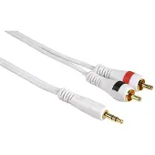 Hama 3.5 Stereo-2Rca White 2M