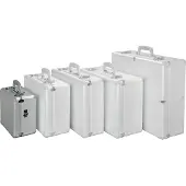 Alumaxx Koffer Stratos I, multifunctioneel, uitneembaar schuiminzetstuk, schouderriem, handgreep, afsluitbaar, aluminium, zilver