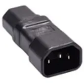 Microconnect Power adapters c14 to c15 15 amps & 250 volts, black pea1415