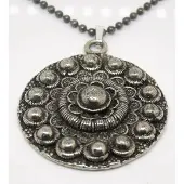 Zeeuws Meisje Zeeuws Meisje-zkh060-Hanger met ketting-klassieke Zeeuwse knoop 4 cm