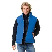 Lemon & soda Basic bodywarmer navy blauw voor heren - winddichte mouwloze sport