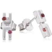 Orphelia Dames 925 Sterling Zilveren Stud Oorbellen - Zilver ZO-5663