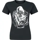 Marilyn Monroe Outlaw Girls shirt zwart