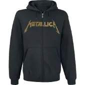 Metallica Vest met capuchon - Hetfield Iron Cross Guitar - S tot 3XL - voor Mannen - zwart - Maat XL