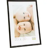 Deknudt Frames kunststof, zwart glanzend fotomaat 50x60 cm