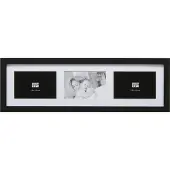 Deknudt Frames fotokader zwart, 3 foto's horizontaal