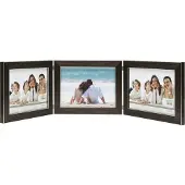 Deknudt Frames fotokader drieluik bruin kunststof