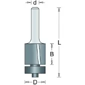 Rvstools Kantfrees 189-8 19mm Recht Hm+L As 8mm