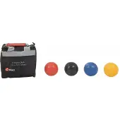 Ubergames Croquet Ballen - 473 gram kunststof - 1e Kleuren-Top Kwaliteit