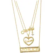 Noble Collection 3 gouden Harley Quinn kettingen - Suicide Squad