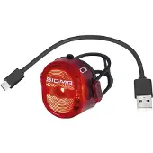 Sigma Nugget II Flash USB Fiets Achterlicht - Li-ion accu - Oplaadbaar