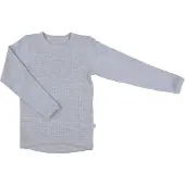 Joha - Kid's Shirt L/S Basic - Merino-ondergoed 120, purper/grijs