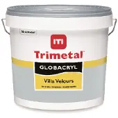 Trimetal Globacryl Villa Velours - Op Kleur Gemengd - 5L
