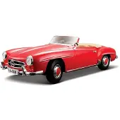 Maisto Auto op schaal Mercedes 190 SL '55 met sturing en vering