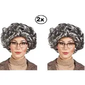 Themaparty Pruik Elizabeth (oma)