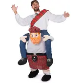 Vegaoo Man op de rug van een Schot kostuum voor volwassenen
