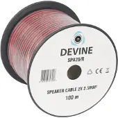 Devine SPA25/R speakerkabel, 2x 2.5 mm², 100 meter