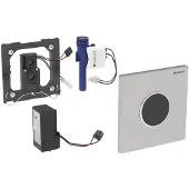 Geberit Sigma 10 urinoir bedieningsplaat infrarood netvoeding Rvs Geborsteld