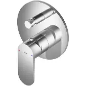 Hotbath Friendo F032 Inbouw Mengkraan Met Omstelknop Chroom - Kranen, Badkranen, Inbouw Badkranen - 8718924079614
