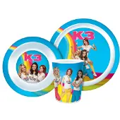 Studio 100 Eetsetje K3 - 3-delig - Servies Studio 100 K3