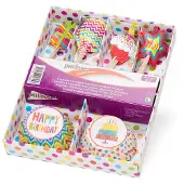 Patisse Cupcake vormpjes met deco-prikkers 24 stuks 5 cm